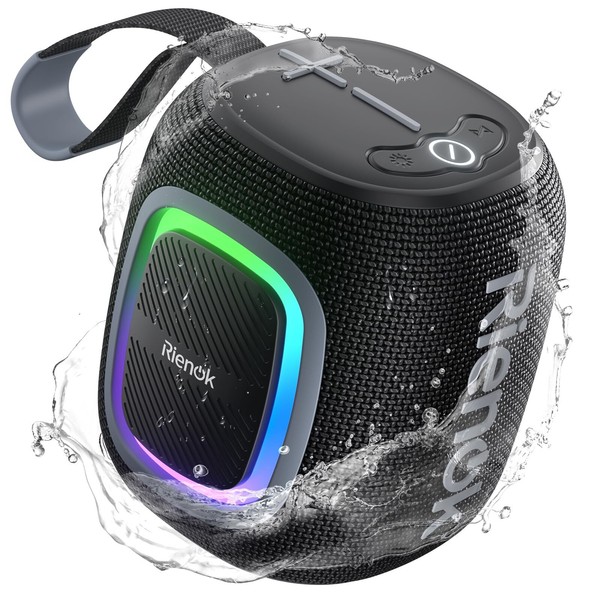 Rienok Cassa Bluetooth Potente Portatile Impermeabile Speaker Bluetooth 5.3 R...-image