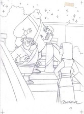 Disney's Mulan - Dibujo de producción ori…