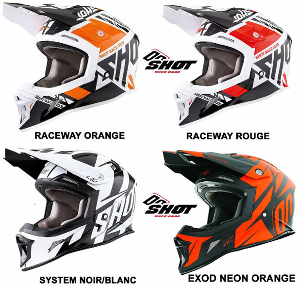 Casque cross Shot Striker moto enduro supermotard protection integrale