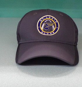 NHL Hockey St. Louis Blues Embroidered Sport-Tek CamoHex Cap Hat New