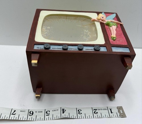 the wonderful world of disney television ceramic tv Collectible w/ watch - Picture 7 of 8