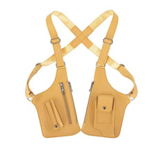 Premium PU Leather Underarm Shoulder Bag for Men, Anti-Theft Double Shoulder
