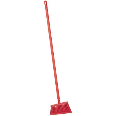 Remco 29164/29604 11 3/8 In Sweep Face Angle Broom, Soft, Red