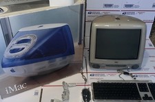 Vintage Apple M5521 500mhz iMac G3 Blue PC BOX - AS IS - No Power READ FULLY