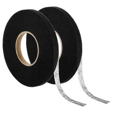 2 Rolls 80 Yard 2/5 Inch Iron-on Hemming Tape Stitch Witchery Hem Black