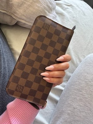 Louis Vuitton Monogram Damier Ebene Zippy Wallet Portemonnaie Geldbörse