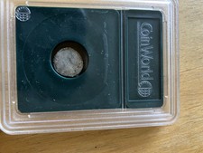 1847 Cambodia Rooster 1/8 Tical Silver Type 1 EF