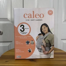 Caleo 3 In 1 Soft Baby Infant To Toddler Carrier Black NEW Baby Shower Gift