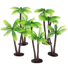 20 Pcs Artificial Palm Trees Set, Miniature Model Trees for Diorama Supplies,...