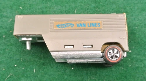 Vintage Heavyweights Van Lines 1969 Hot Wheels Mattel Redline RL Trailer w/door