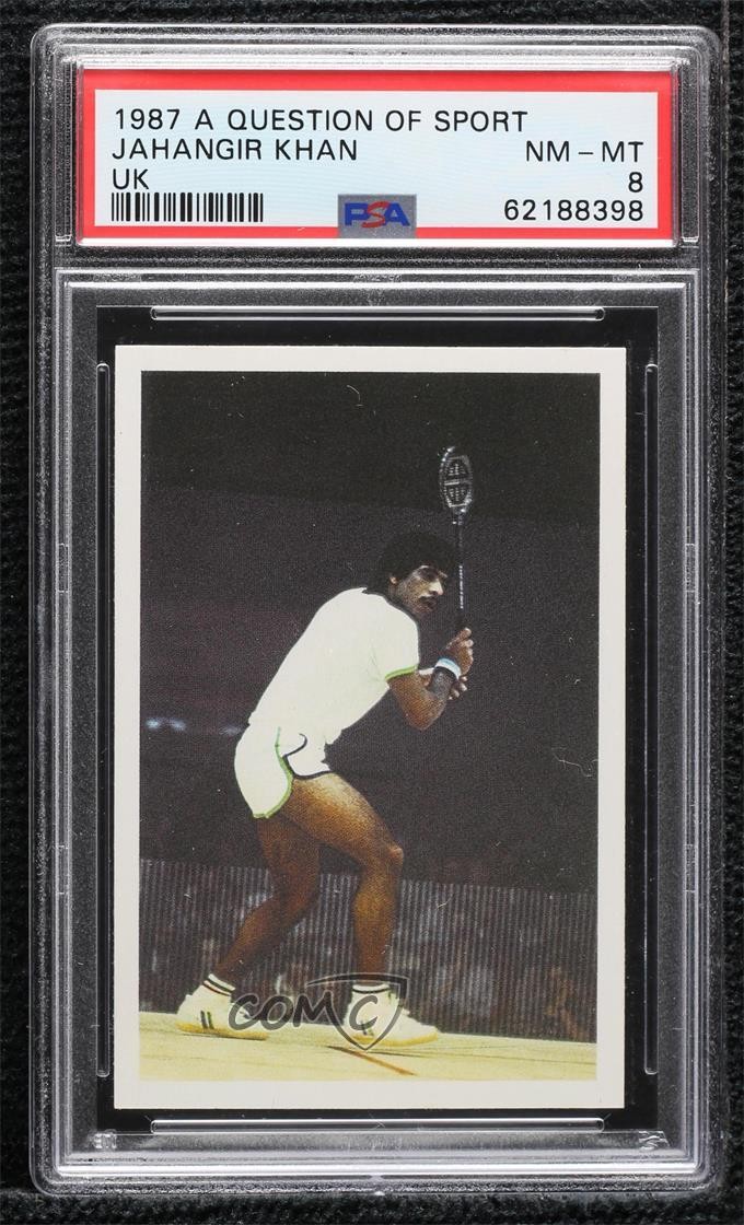 1987 A QUESTION OF SPORT UK Jahangir Khan front