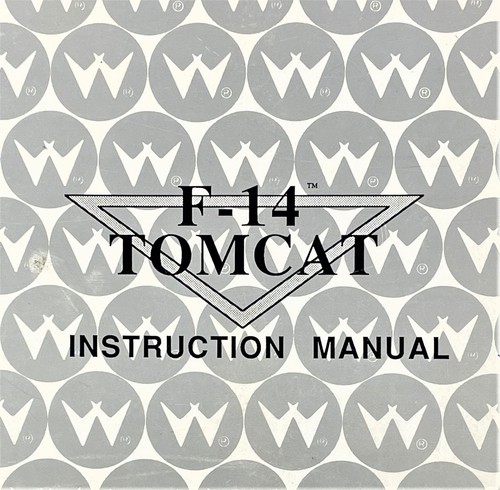 Williams F-14 Tomcat F14 Pinball Machine Game Manual Schematics ORIGINAL