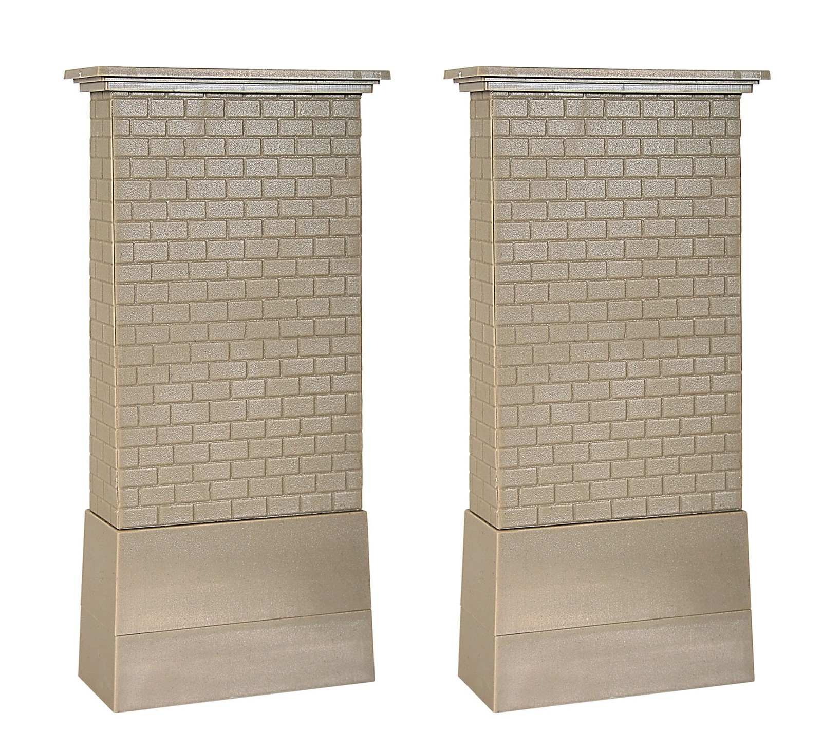 Kibri 39751 - H0 Brick Viaduct Center Pillar with Concrete Base, 2 Pieces - New