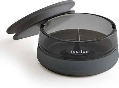 Session Goods Ashtray with Silicone Lid - Outdoor Ashtray with Replaceable De...