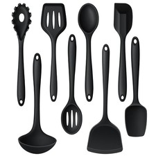 8Pcs Cooking Utensils Set, Heat Resistant Kitchen Utensils, Silicone Utensils