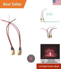 Precision 650nm Red Laser Module with Adjustable Focal Length - 2 Pieces