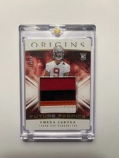 Panini 2023 Origins Future Fabrics Emeka Egbuka Rookie Patch /199 Buccaneers