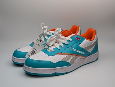 Reebok BB 4000 II Classic Teal Orange Men's Size 10.5 Low Retro Basketball NWOB