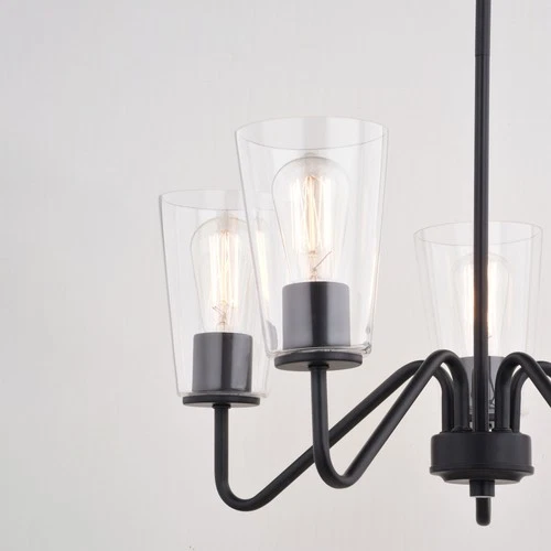 Vaxcel Lighting H0284 Beverly 5 Light 23"W Chandelier - Brass - Picture 4 of 12