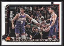 2025-26 Topps Heat Check!: Suns Duo Heat Up Scoreboard Phoenix Suns #294