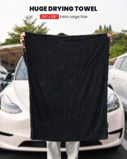 LASFIT Car Drying Towel Large Super Absorbent Detailing Streak Free XL 1300 GSM