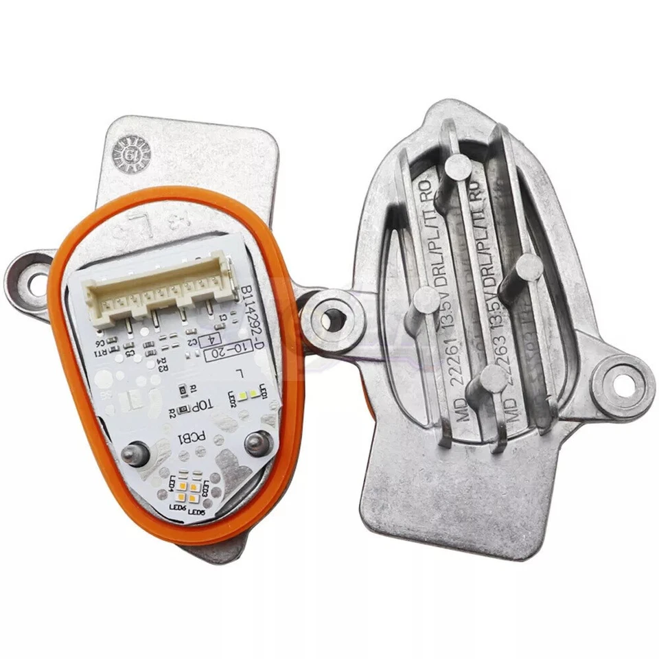 For BMW X1 F48 LCI 18-19 Pair LED Headlight Turn Signal DRL Source Module Unit - Image 3 of 4