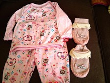 Pijama Oilily Infantil Niña, Talla 68/6Mo. & Zapatillas