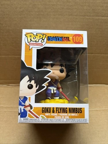 Funko Pop! Vinyl: Dragon Ball Z - Goku and Flying Nimbus #109 BOX DAMAGE