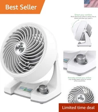 133DC Efficient Air Circulator Fan for Bedroom and Kitchen - Adjustable & Quiet