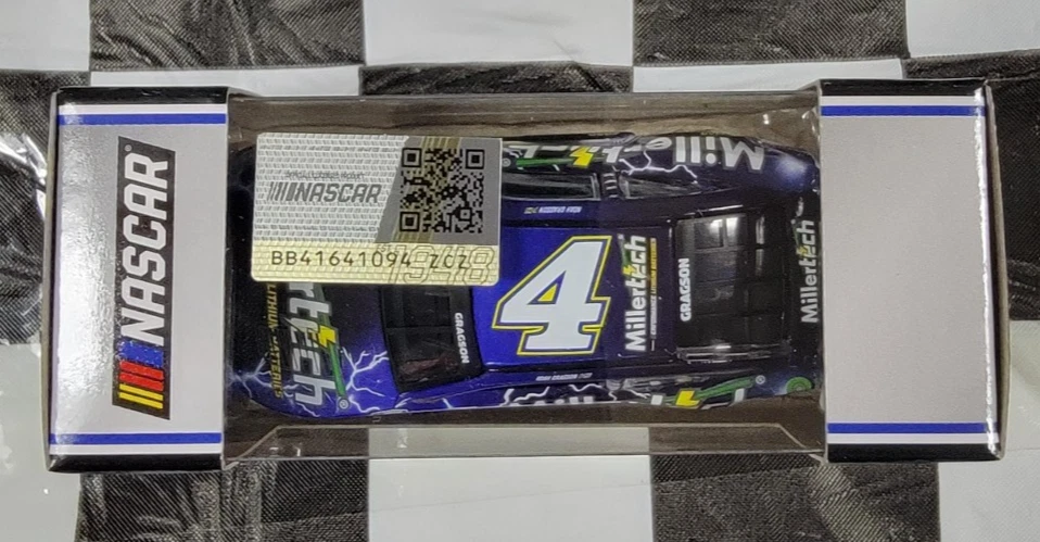 Noah Gragson #4 MillerTech 2025 Mustang In Scala 1:64 C42565MLTNG - Immagine 3 di 4