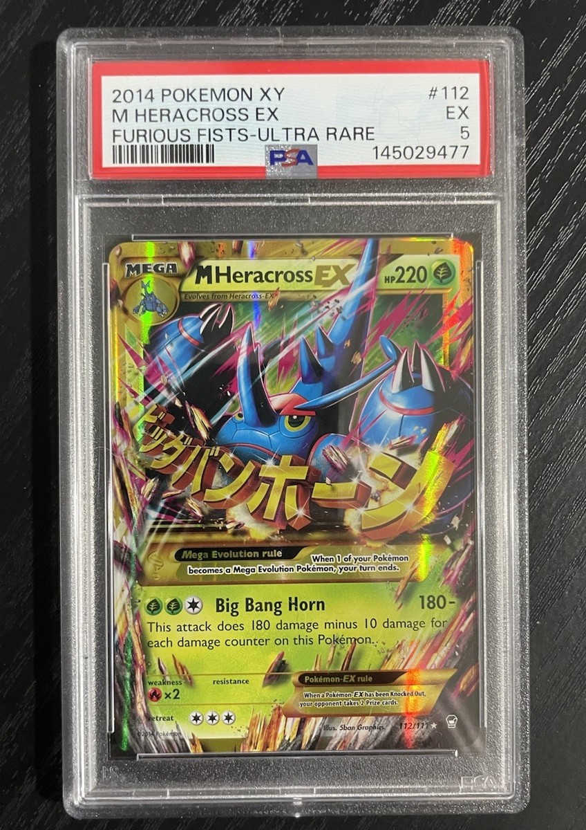 M Heracross EX (Secret) 112/111 XY - Furious Fists Holo for sale