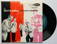 THE FOUR FRESHMEN - VOICES IN MODERN (PART 2) 7" EP 45 RPM 1955 EAP 2-522
