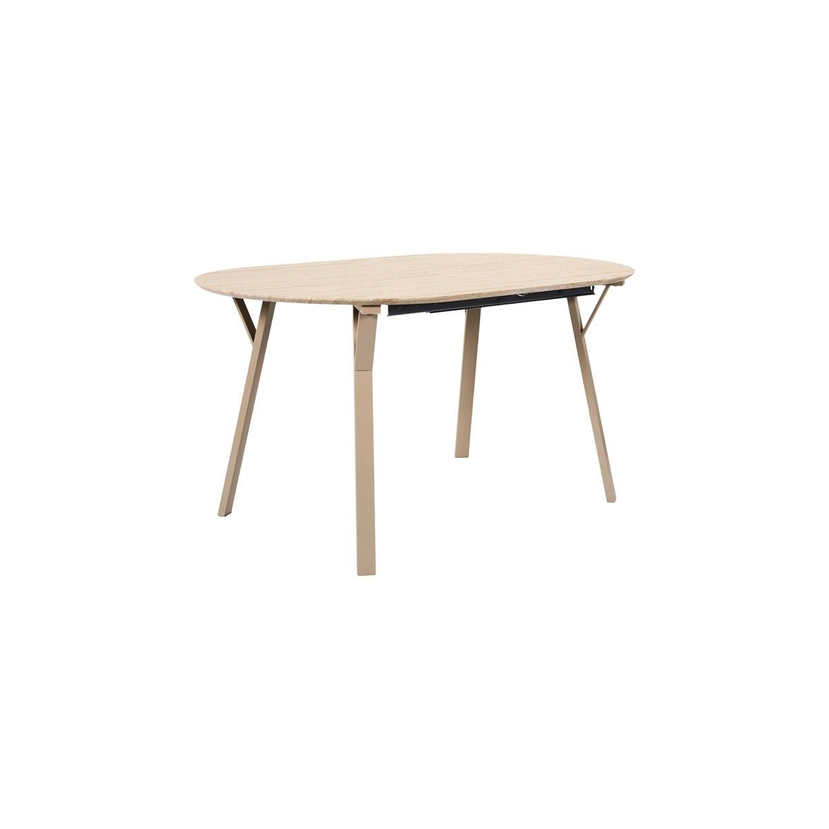 Table à manger extensible Terra Nova beige 150-210 cm pour 6 à 8 personnes