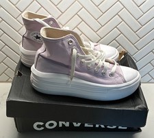 Converse Chuck Taylor All Star Womens Size 6 Shoes Pale Amethyst Hi Top Platform
