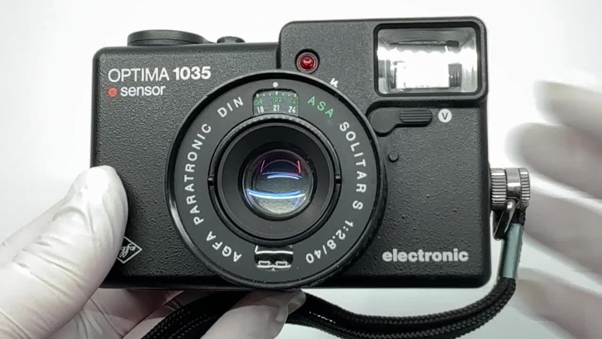 【希少 完動美品】AGFA OPTIMA 1035 SENSOR ドイツ製 NEAR MINT+ 】 Agfa Optima 1035 Sensor Film Camera Made in
