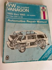 1980 Thru 1983 Vw Air-cooled Vanagon Haynes Automotive Repair Manual 1980 Thru 1983 Vw Air-cooled Vanagon Haynes Automotive Repair Manual