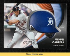 2022 Topps Series 2 Batting Helmet Commemorative Relics Miguel Cabrera READ 0y5k
