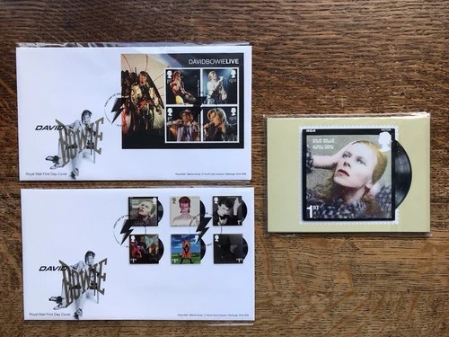 GB Royal Mail 2017 DAVID BOWIE First Day Covers + PHQ Cards,  MINT