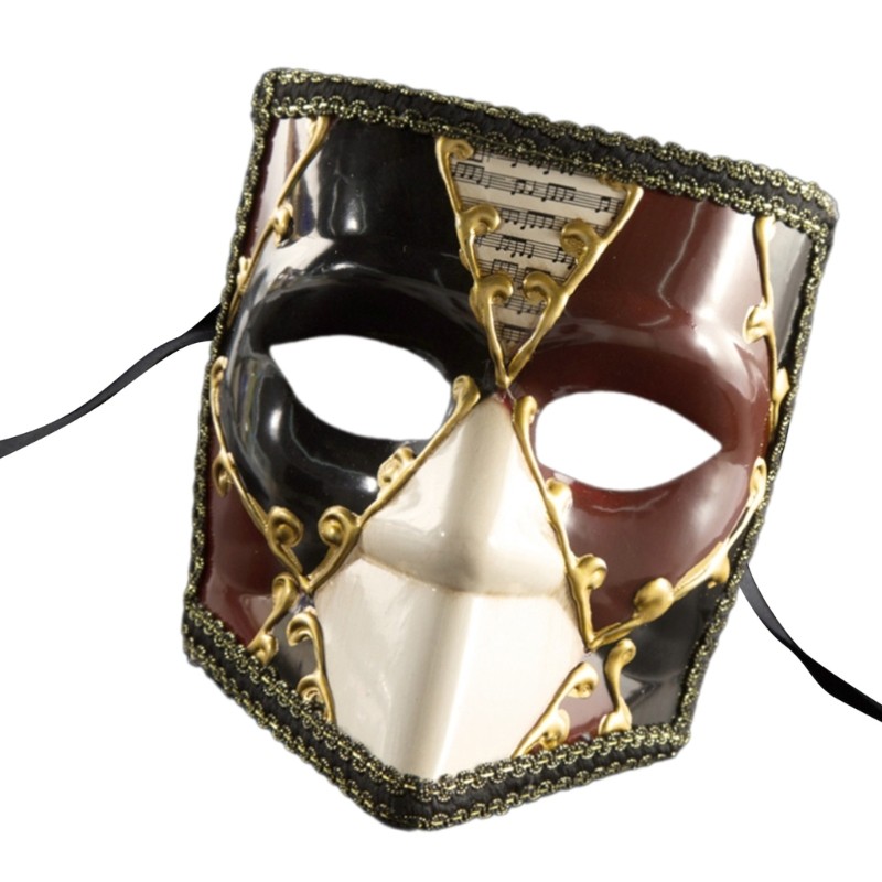 Elegant Venetian Carnivals Masquerade Mask Full Face Phantom Designs for Men image 3