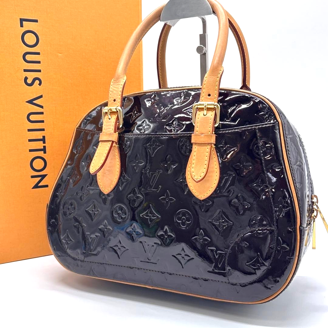 Louis Vuitton Vernis Summit Drive Amarante Patent Leather Tote Bag
