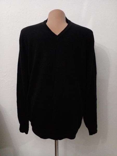 Men Navyboot Sweater Black Acrylic XL