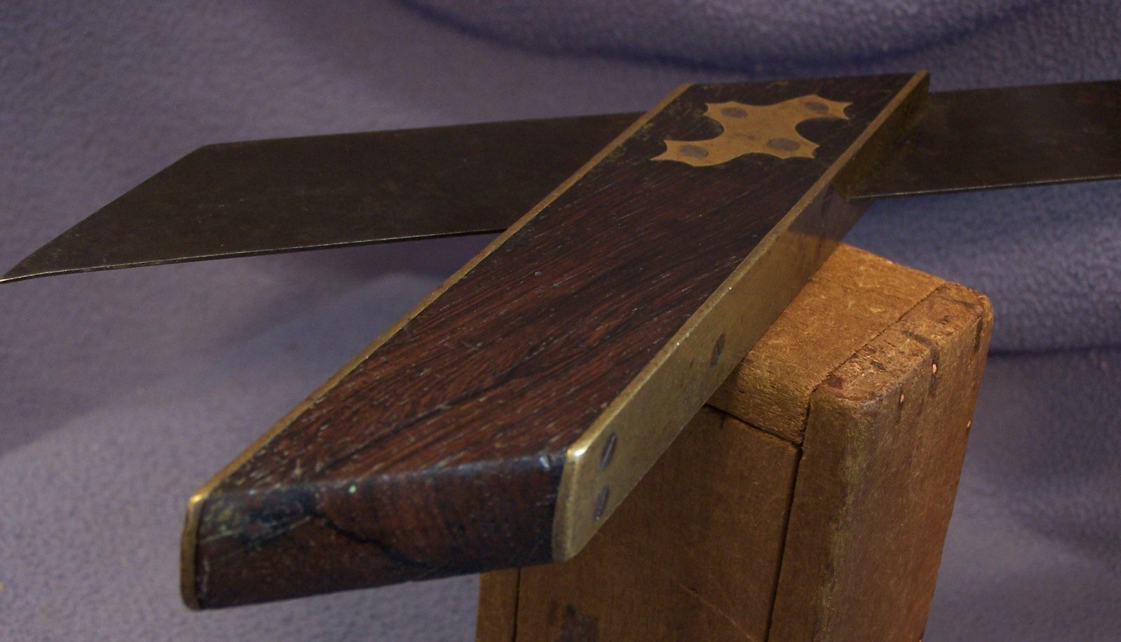 C. G. Siewers Cincinnati 10 inch Miter Square mitre square rosewood and brass