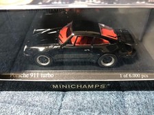 MINICHAMPS Porsche 911 Turbo 1/43 Black Collector Model Unopened Limited