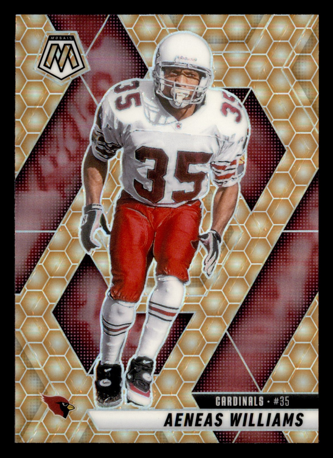 Aeneas Williams 2025 Panini Mosaic Honeycomb Prizm #247 (SSP) CASE HIT