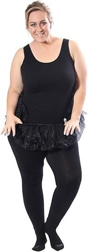 BellaSous Narrow Tutu Skirt for Puffy Petticoat | One Size Black Tulle Tutu - Picture 3 of 6