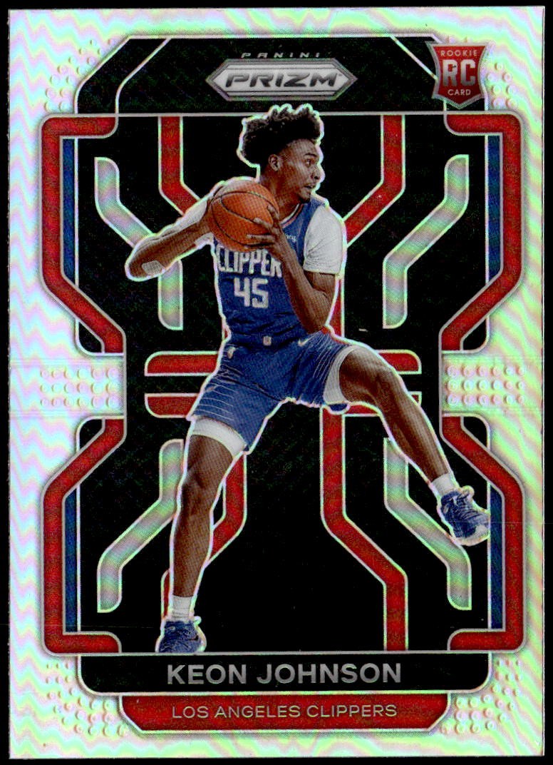 2021-22 Panini Prizm #326 Keon Johnson Silver Rookie E1