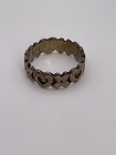 Retired James Avery Hugs and Kisses Ring Sterling Silver Size 8.5 Heart XO Band — photo 3