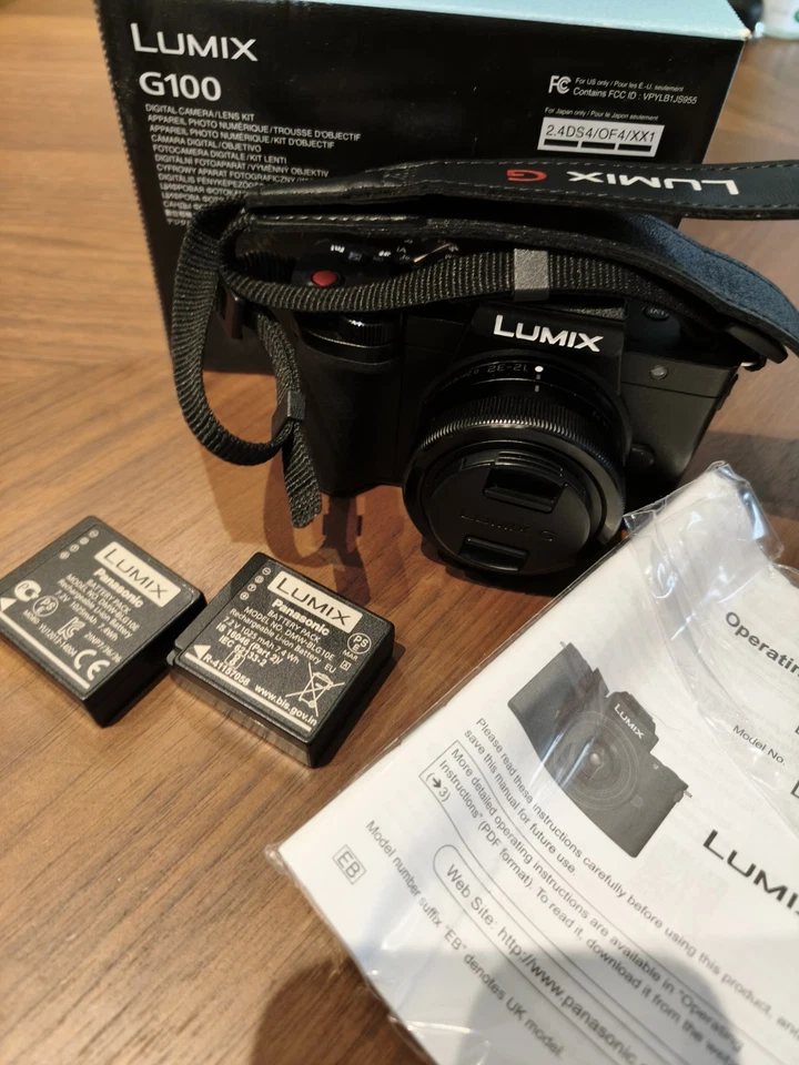 Panasonic LUMIX DC-G100K 20.3MP Mirrorless Camera - Black (Lumix G Vario 12-32mm, photo 3 of 4