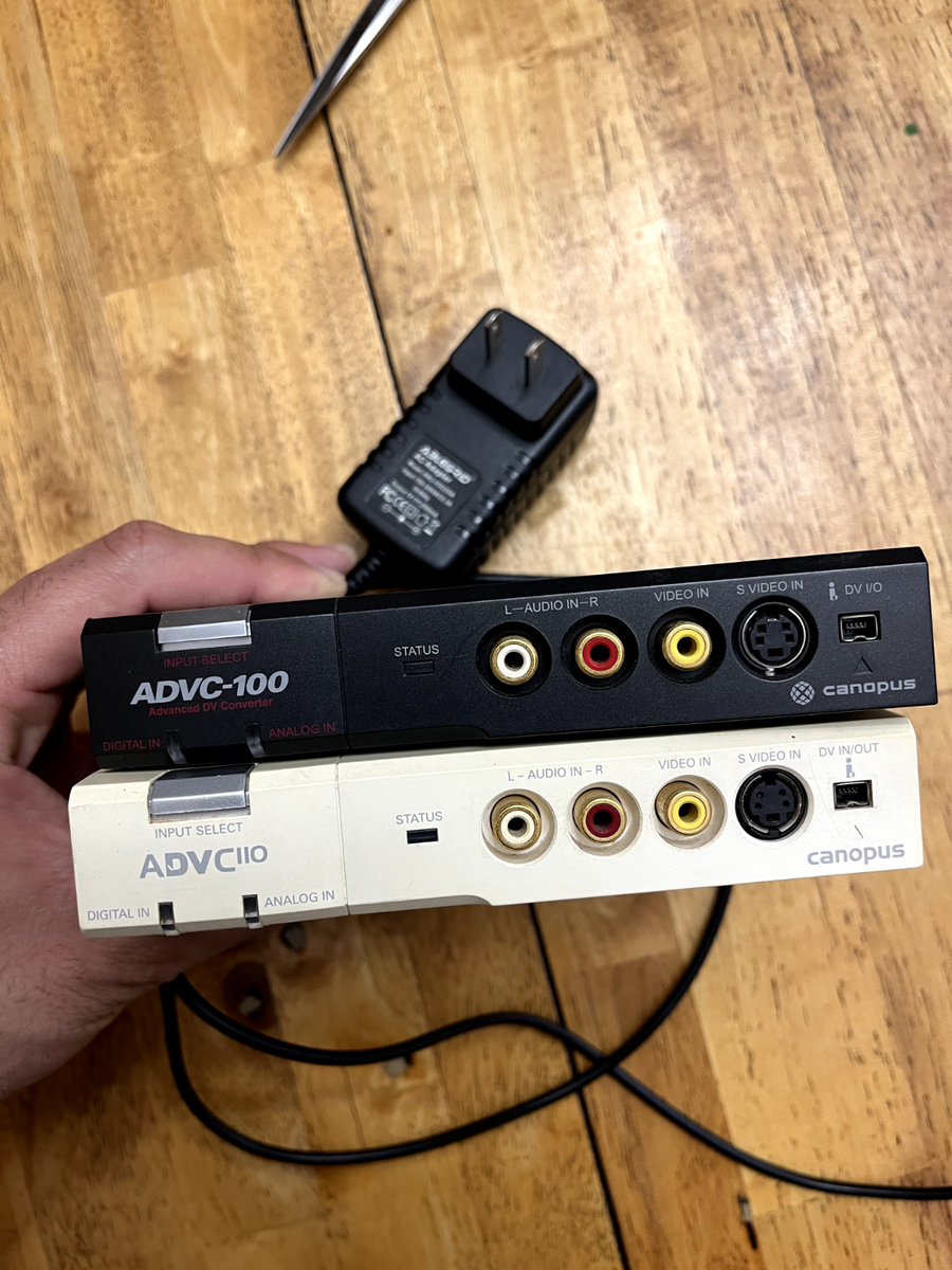 Working Canopus ADVC-100 & ADVC-110 Analog Converter - VHS/Hi8