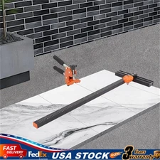 37.4" Manual Tile Cutter Hand Tool Ceramic Floor Cutter w/ Tile Breaking Plier